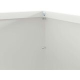 vidaXL Ograda oko Travnjaka 6 pcs Bijelo 50 x 50 x 13 cm Čelik | shoptok.hr