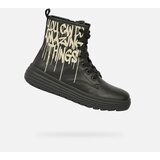 Geox Black Girls Ankle Boots Phaolae Girl - Girls Cene