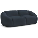 Bobochic Paris Tamno plava sofa od bouclé tkanine 230 cm Tina –