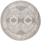 Elle Decoration Smeđi/krem okrugao vanjski tepih ø 140 cm Gemini – | shoptok.hr