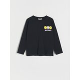 Reserved - Predimenzionirana majica dugih rukava SmileyWorld® - crno | shoptok.hr