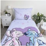 Jerry Fabrics Enojna bombažna otroška posteljnina 140x200 cm Lilo and Stitch "Heart" – | Shoptok.si