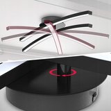  LED stropno svetlo 2xLED/6W/230V 3000K crno | Eponuda.com