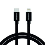 Swissten USB-C - USB-C podatkovni in polnilni kabel, črn, 1,2 m | Shoptok.si