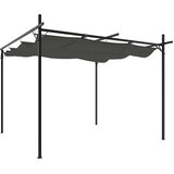  Pergola s pomičnim krovom antracit 295 x 292 x 230 cm | shoptok.hr