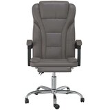  Uredski naslonjač od umjetne kože sivi | shoptok.hr