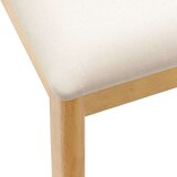  Stolac za blagovanje 2 pcs Prirodna i svijetla | shoptok.hr