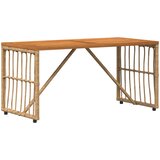  stol Prirodna 80 x 40 x 40 cm Čelik i Poli Ratan | Eponuda.com