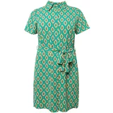 Only Carmakoma Košulja haljina 'LUX' boja pijeska / svijetložuta / smaragdno zelena / mandarina