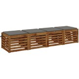  Jastučići za sjedenje SOEST 4 kom. 100% poliester Siva | shoptok.hr