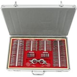 SupplySwap Optometrijski komplet, 266 kosov, aluminijasta torba, RDEČA, (5000202218) | Shoptok.si