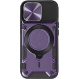 AVIZAR Magnetni ovitek za iPhone 15 Pro Max, združljiv z zašcito kamere MagSafe - vijolicen, (20918089) | Shoptok.si