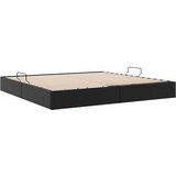  Otomanski krevet s pohranom Crna 200 x 200 cm Lažna koža | shoptok.hr
