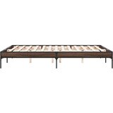  Okvir za krevet smeđi hrast 150x200cm konstruirano drvo i metal | shoptok.hr