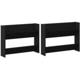 vidaXL Omara za čevlje s polico 2 pcs Črna Orehovina 85 x 18 x 90 cm, (5000161772) | Shoptok.si