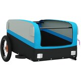 Prikolica za bicikl crno-plava 30 kg željezna | shoptok.hr
