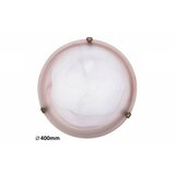 Rabalux plafonjera alabastro E27 2x max 60W alabaster - duvan braon (3353) cene