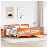vidaXL Okvir kreveta bez madraca voštano smeđi 200x200 cm od borovine Cijene