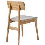 Unique Furniture Bež/naraven jedilni stol Livo – | Shoptok.si