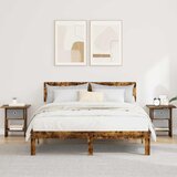  Noćni ormarić s ladicama 2 pcs Dimljeni hrast 41 x 40 x 45 cm | shoptok.hr