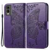 INORCO Za Nokia C32 PU usnjena torbica denarnica z odtisom metulja preklopni ovitek za telefon s trakom, (22034661) | Shoptok.si