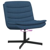  Vrtljiv stol Modra 63 x 75 x 76 cm blago, (5000288943) | Shoptok.si