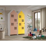 Vipack Rumena/rožnata otroška garderobna omara 115x171,5 cm CASAMI BRUGES – | Shoptok.si
