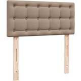 vidaXL okvir kreveta s madracima cappuccina 180x200cm umjetna koža | shoptok.hr