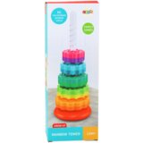  Senzorna igračka Rotating Pyramid za sortiranje - 36cm, 6 El. | shoptok.hr