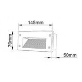 Bb Link led svetiljka JM-041 zidna ugradna siva 3W 3000K IP5 | Eponuda.com