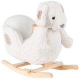 Kikka Boo plišana igračka puppy white sa klackalicom i sedištem (KKB41008) | ePonuda.com