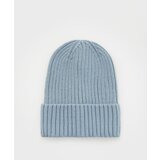 Reserved beanie iz strukturirane tkanine - modra | Shoptok.si