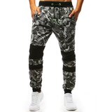 DStreet Spodnie dresowe męskie camo szare | Shoptok.si