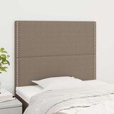  Posteljno vzglavje 2 kosa taupe 90x5x78/88 cm blago, (20936236) | Shoptok.si