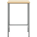  Radni Stol Siva 55x55x85 cm Čelik i Konstruirano drvo | shoptok.hr
