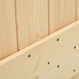  Klizna vrata s priborom za montažu 85 x 210 cm masivna borovina | shoptok.hr