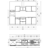 Flex-Well Kuhinjski Blok Z Aparati Romeo, Antracit, Barva Hrasta | Shoptok.si