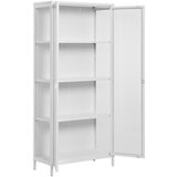 House Nordic Bijela metalna vitrina 80x175 cm Brisbane – | shoptok.hr