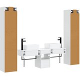 Set namještaja za kupaonicu 5 kom. Bijela 33 x 34,5 x 160 cm | shoptok.hr