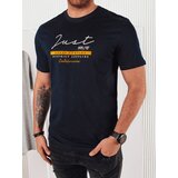 DStreet Koszulka męska z nadrukiem granatowa | shoptok.hr