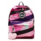 HYPE Nahrbtnik Dark Pink Stripe Crest Backpack YVLR-653 Roza