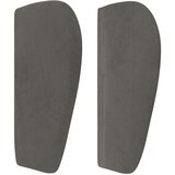  Vzglavje z ušesi temno sivo 83x23x78/88 cm žamet, (20736860) | Shoptok.si