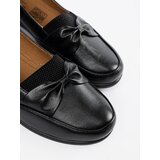 Shelvt Black slip-on shoes with a bow | shoptok.hr