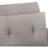  Ljubavni kauč s gumbima Svjetlosiva 117 x 67 x 77 cm Bouclé | Eponuda.com