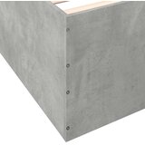  Okvir kreveta boja betona 150x200 cm od konstruiranog drva | shoptok.hr