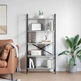  Polica Siva Sonoma 75 x 30 x 156 cm Konstruirano drvo | Eponuda.com