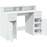vidaXL Radni stol LED bijeli 120 x 55 x 91 cm od konstruiranog drva | shoptok.hr