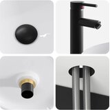  Set ormarića za kupaonicu 3 kom. Crna 49 x 44,5 x 65 cm | shoptok.hr