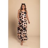 Fenzy Maxi Obleka Z Leopardjim Potiskom, Leopard | Shoptok.si