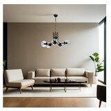 Opviq nevada 5 li siyah fume Camlı avize crni luster | ePonuda.com